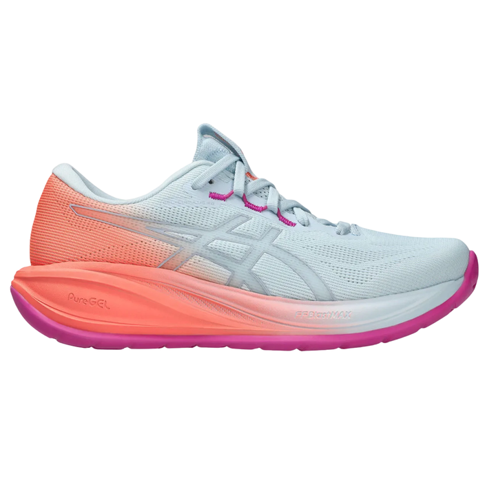 Asics Womens Gel Cumulus 28 - Sky/Sun Coral - Neutral - SS26