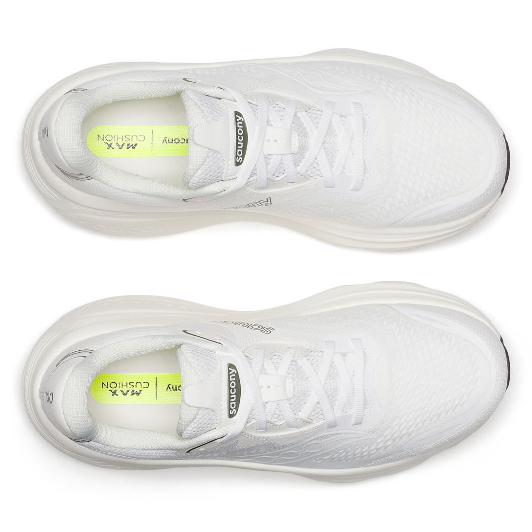 Saucony Mens Hurricane 26 - White/Quartz - Stability - AW26