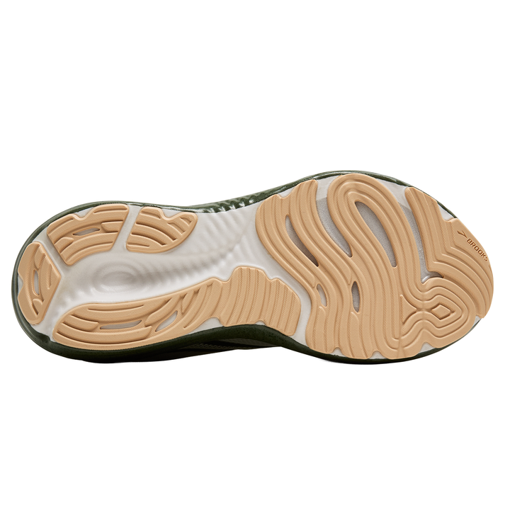 Brooks Mens Glycerin 22 - Beetle/Celadon/Ivory - Neutral - AW25
