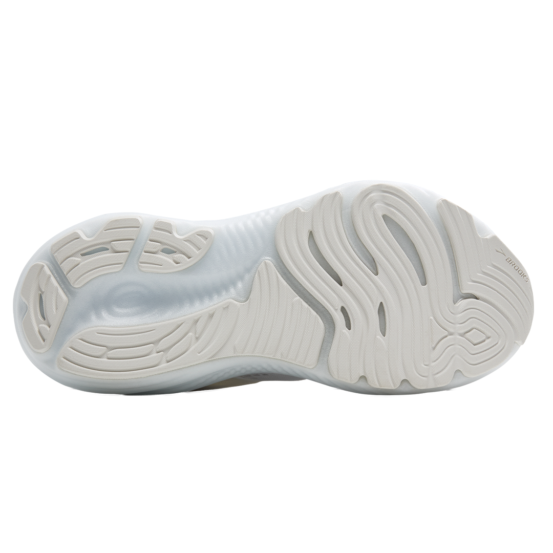 Brooks Womens Glycerin GTS 22 - White/White/Grey - Stability - SS25