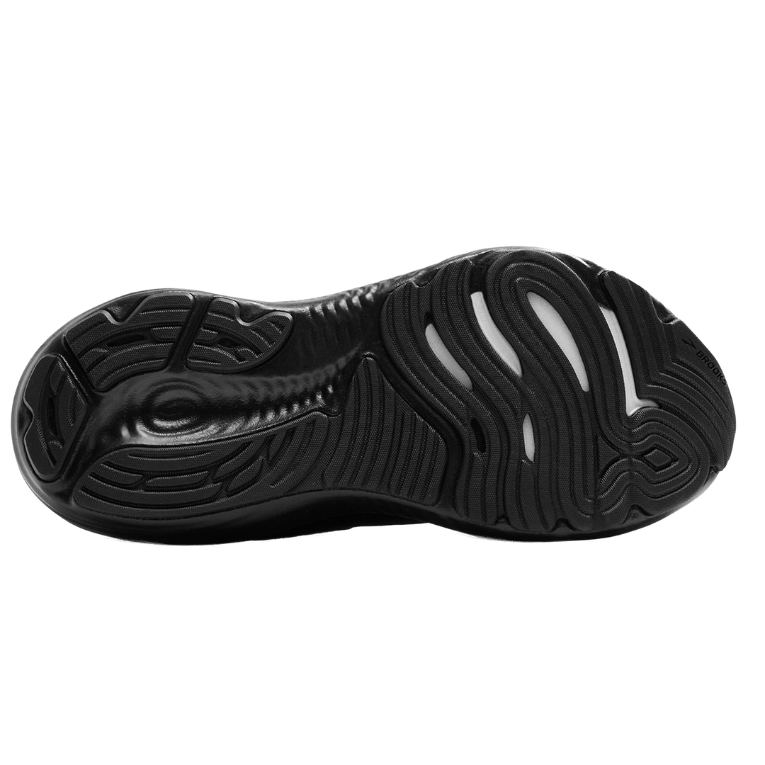 Brooks Womens Glycerin GTS 22 Wide - D Width - Black/Black/Ebony - Stability - SS25