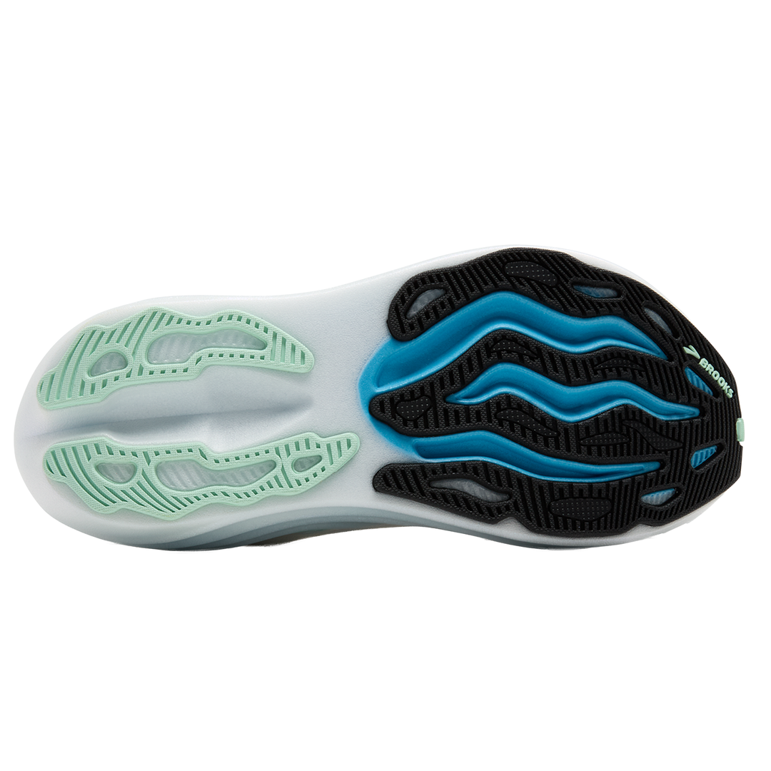Brooks Womens Glycerin Max - Pearlized White/Bay - Neutral - SS25