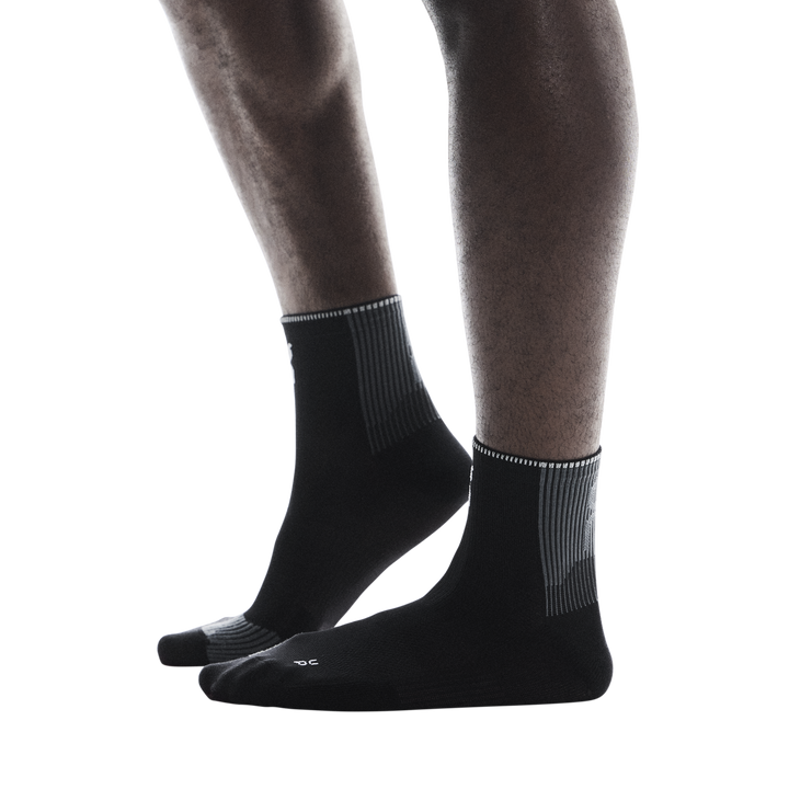 On Performance Run Sock Mid Unisex - Black/Eclipse