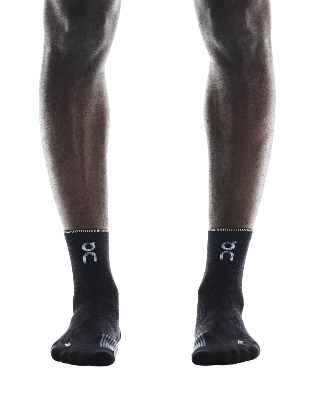 On Performance Run Sock Mid Unisex - Black/Eclipse