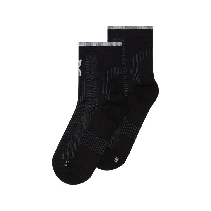 On Performance Run Sock Mid Unisex - Black/Eclipse