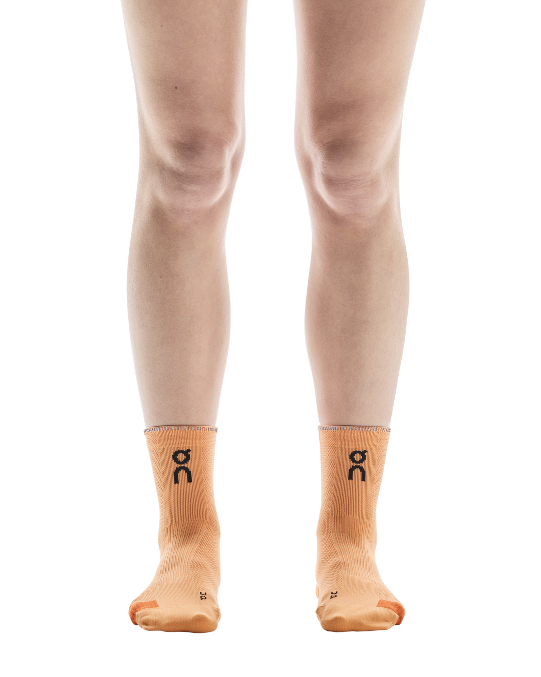On Performance Run Sock Mid Unisex - Tangerine/Flame