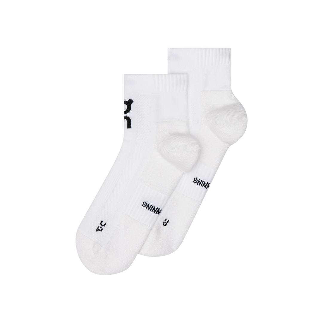 On Core Run Sock Mid 2-Pack Unisex - White