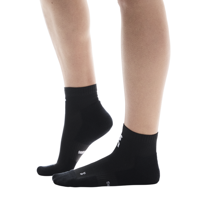 On Core Run Sock Mid 2-Pack Unisex - Black