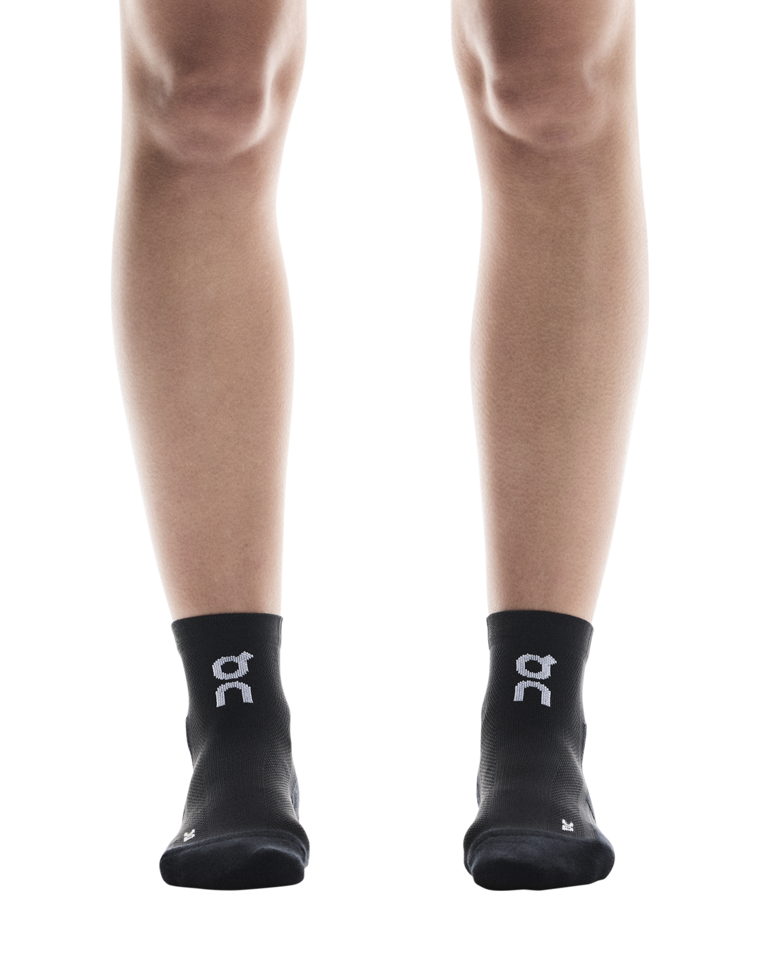 On Core Run Sock Mid 2-Pack Unisex - Black