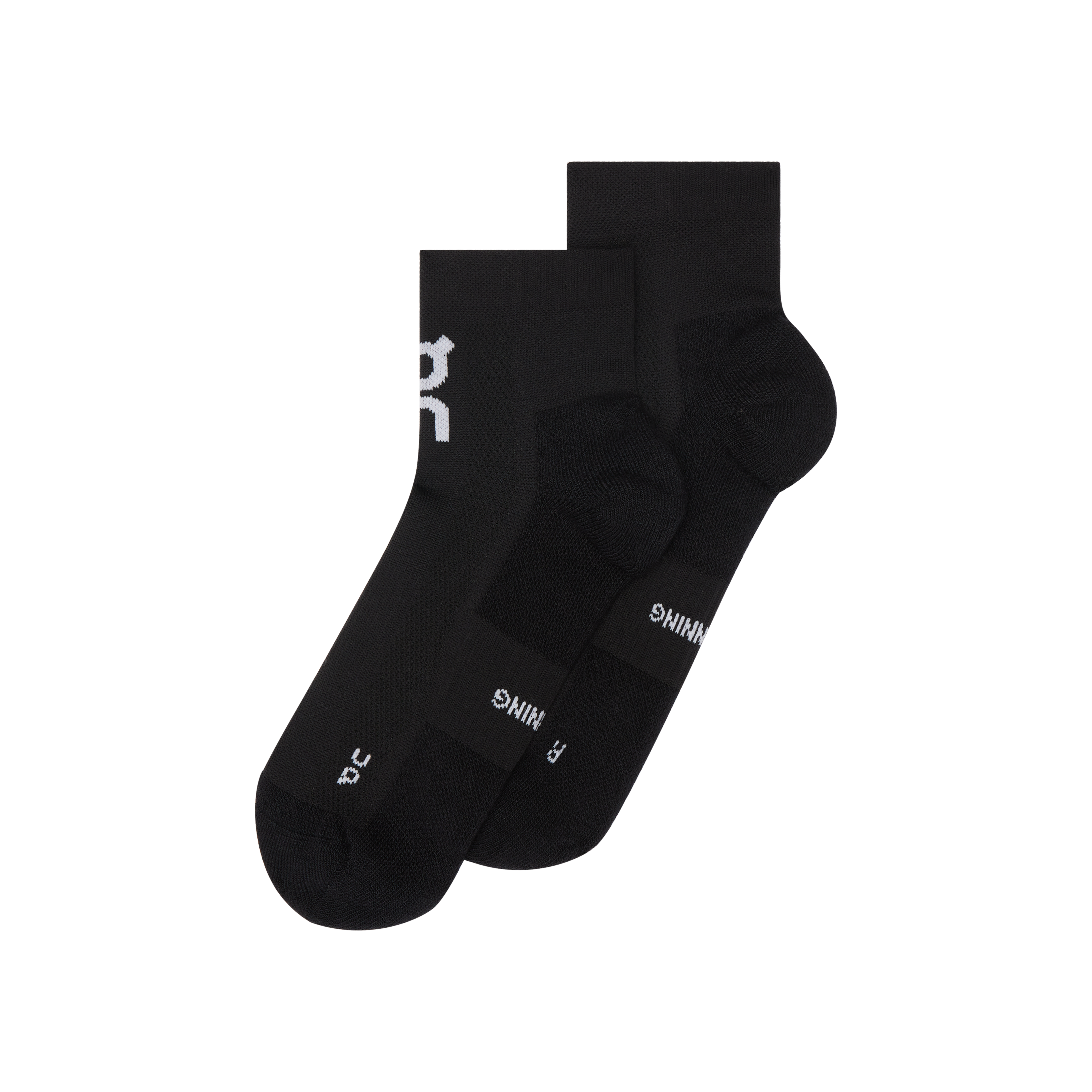 On Core Run Sock Mid 2-Pack Unisex - Black