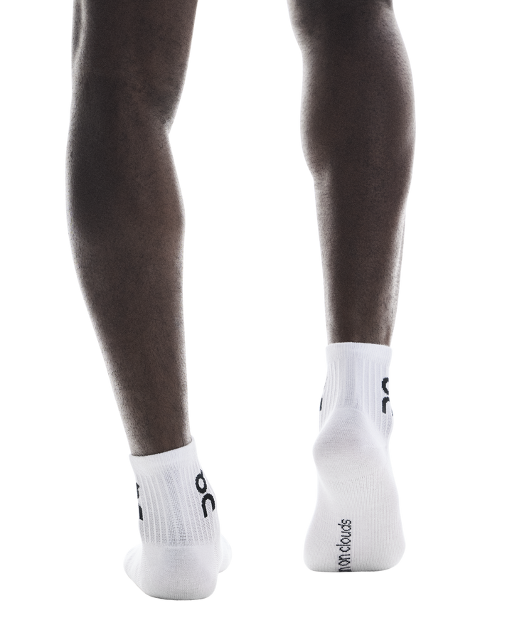 On Logo Sock Mid 3-Pack Unisex - White