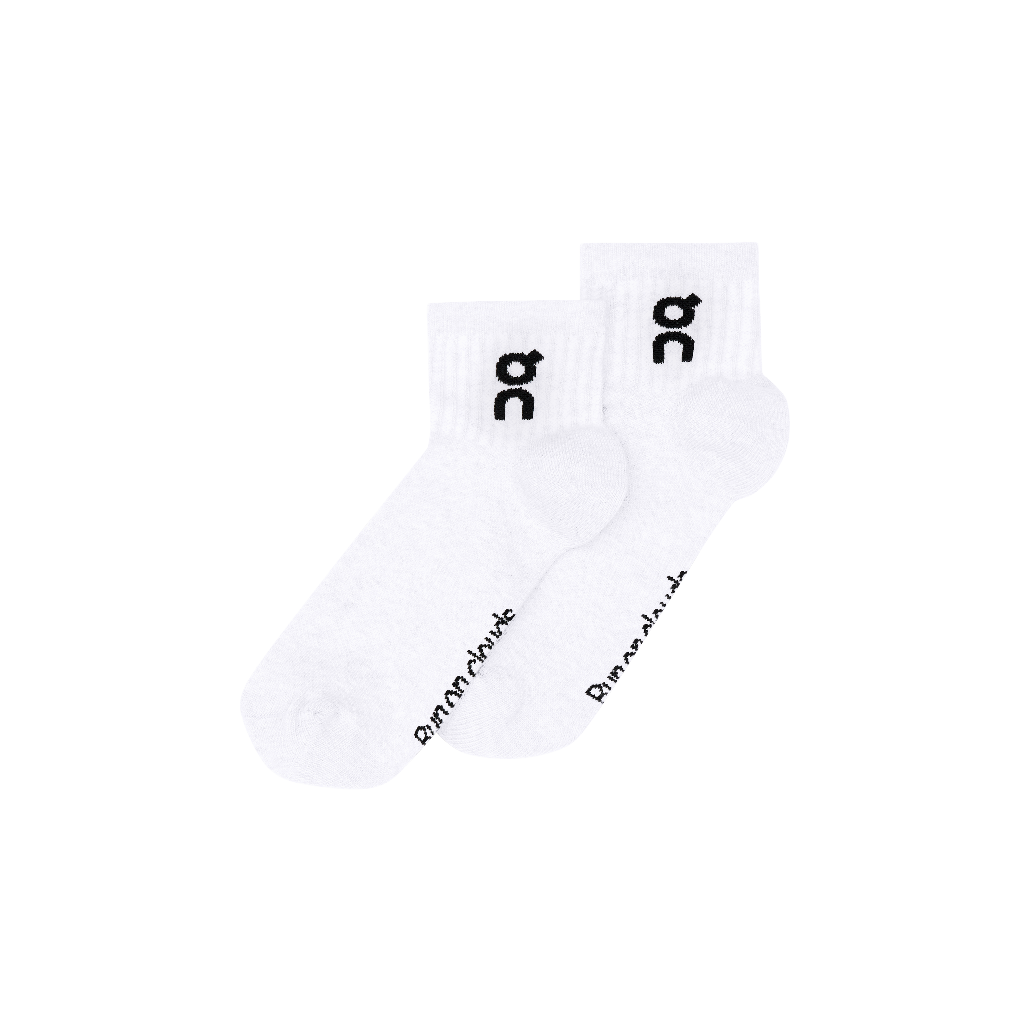 On Logo Sock Mid 3-Pack Unisex - White