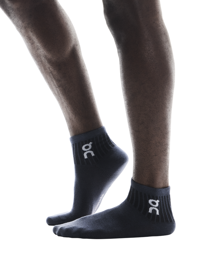 On Logo Sock Mid 3-Pack Unisex - Wash/Navy