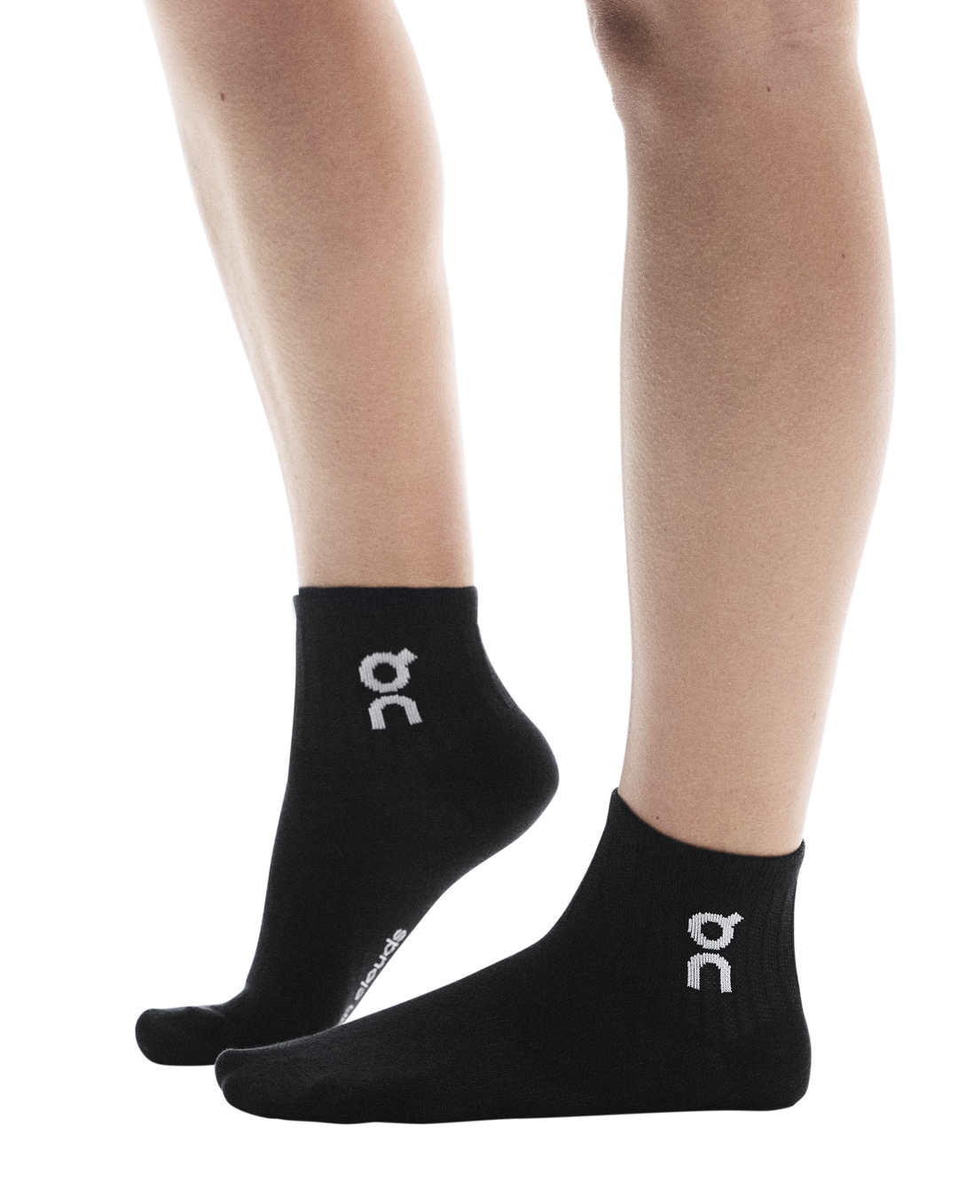 On Logo Sock Mid 3-Pack Unisex - Black