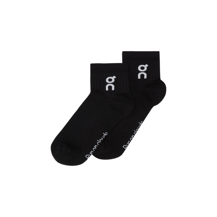 On Logo Sock Mid 3-Pack Unisex - Black
