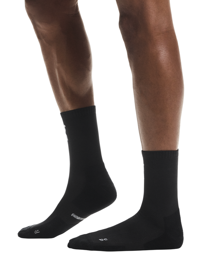 On Core Run Sock High 2er-Pack Unisex - Schwarz