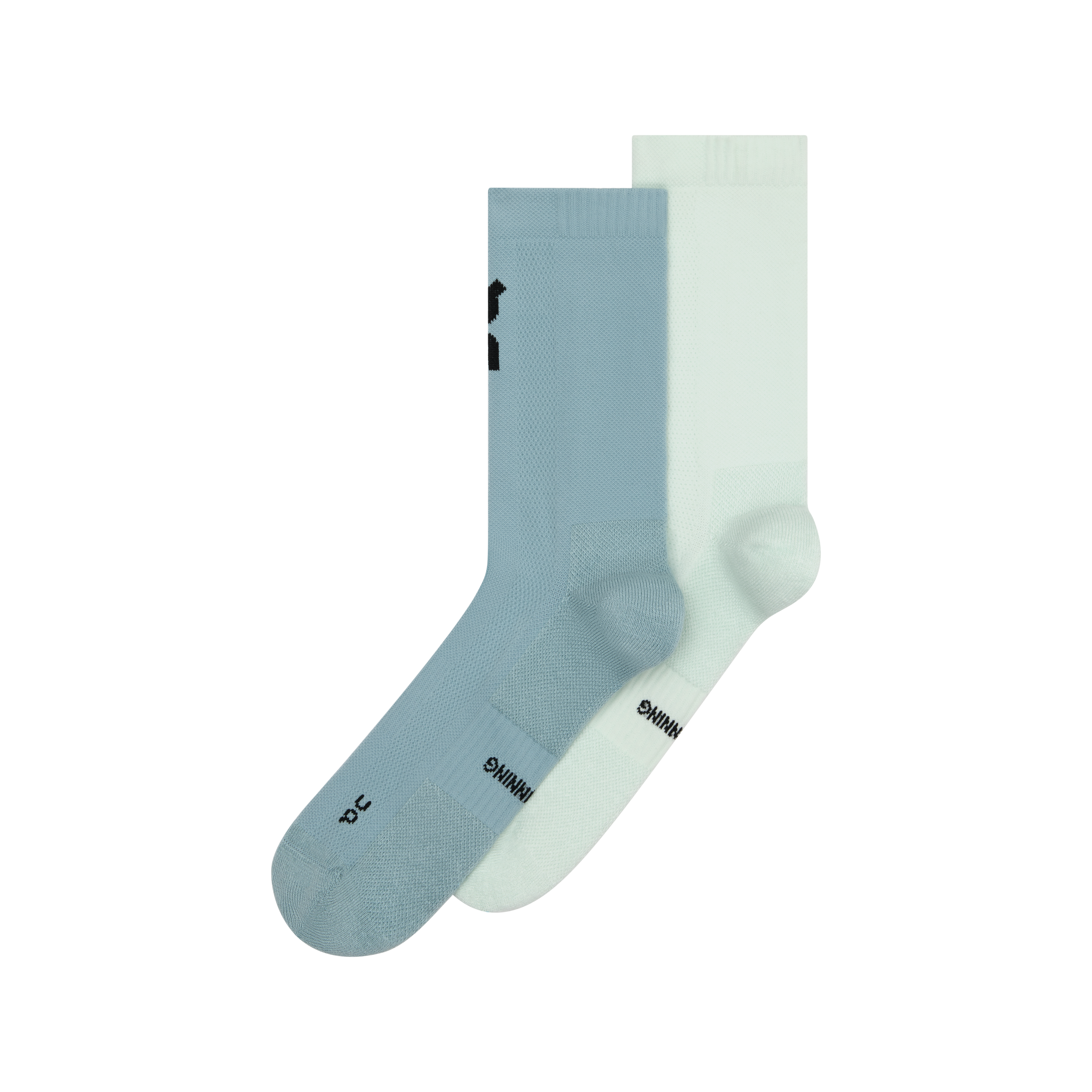 On Core Run Sock High 2-Pack Unisex - Flurry/Wash - AW26