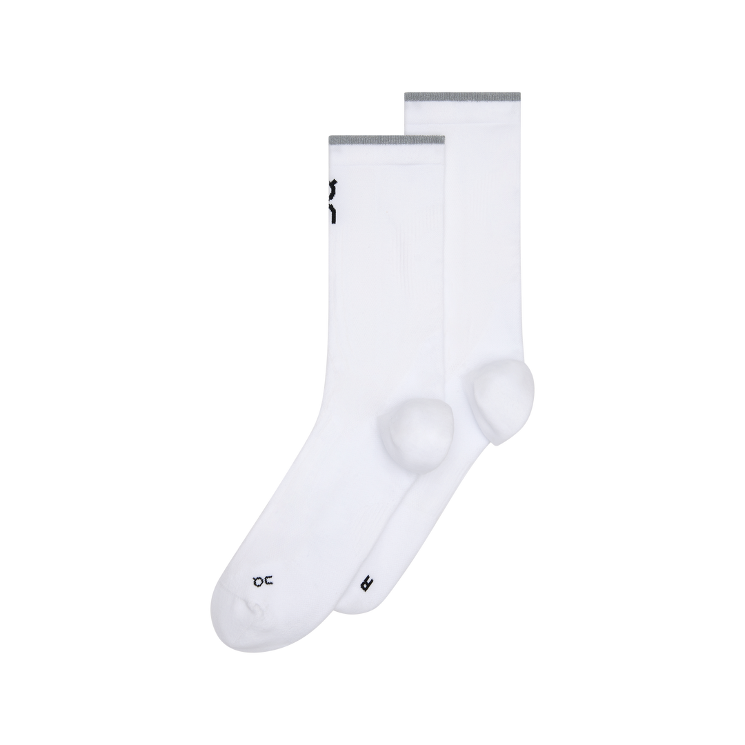 On Elite Run Sock High Hyper Unisex - White
