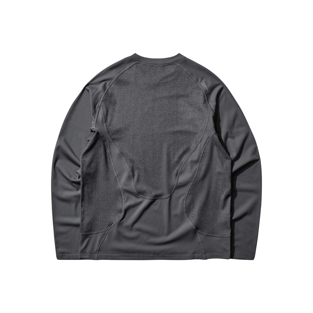 Satisfy Mens Fuzzfleece Octa Long Tee - Dark Shadow