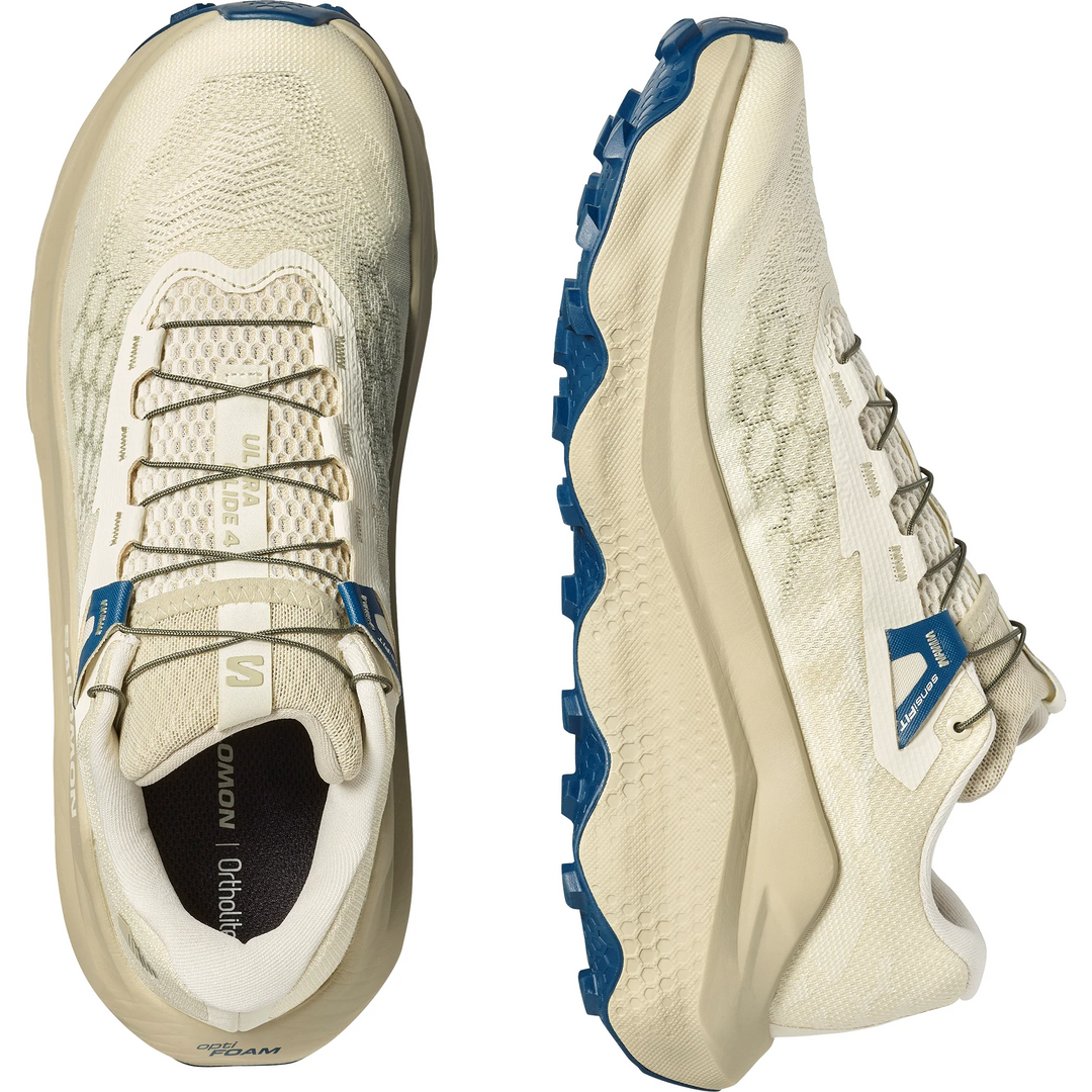 Salomon Hommes Ultra Glide 4 - Jaune Transparent/Bog/Gibraltar Sea - Trail - SS26