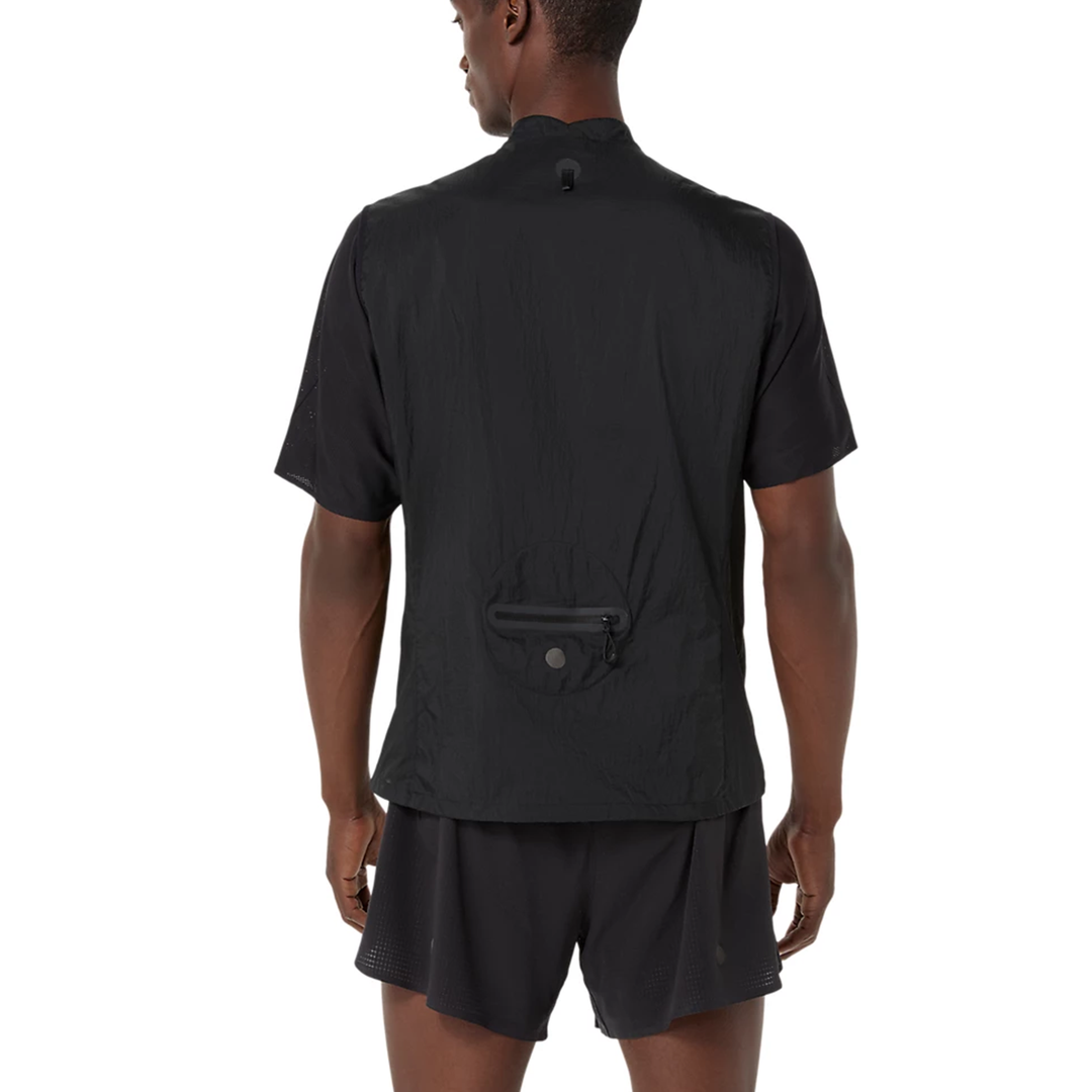 Asics Mens Metarun Packable Gilet - Performance Black