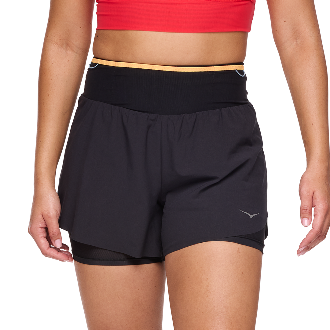 Hoka Womens Skyglide Short - Black