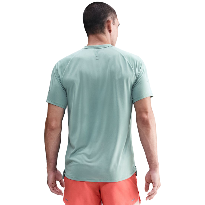 Nike Mens Dri-FIT ADV Short Sleeve Stride Tee - Cannon/Reflective Silver