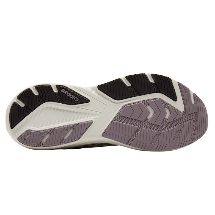 Brooks Mens Ghost Amp - Coconut/Purple Dove/Raisin - Neutral - AW26