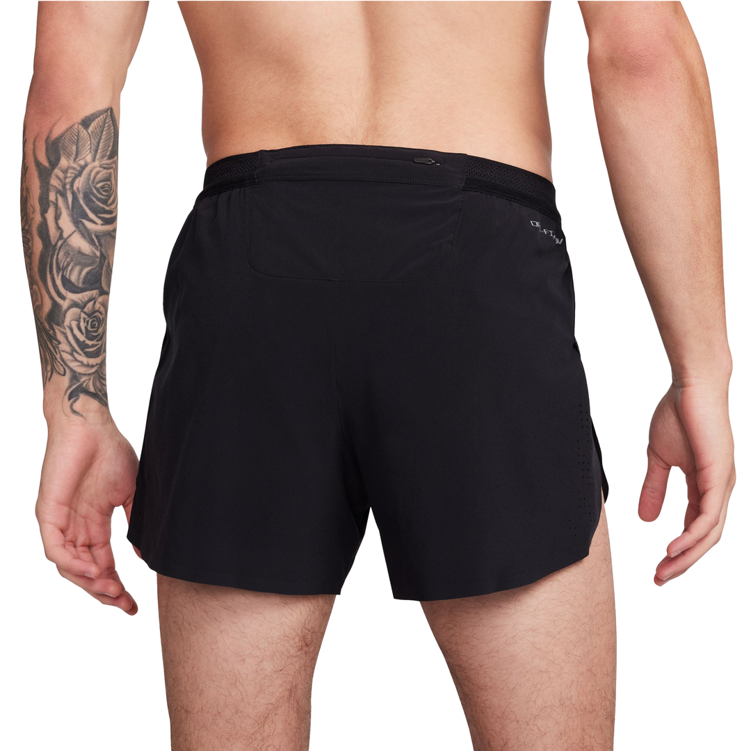 Nike Herren Dri-FIT ADV 4" Aeroswift Shorts mit Slip-Liner - Schwarz/Gipfelweiß