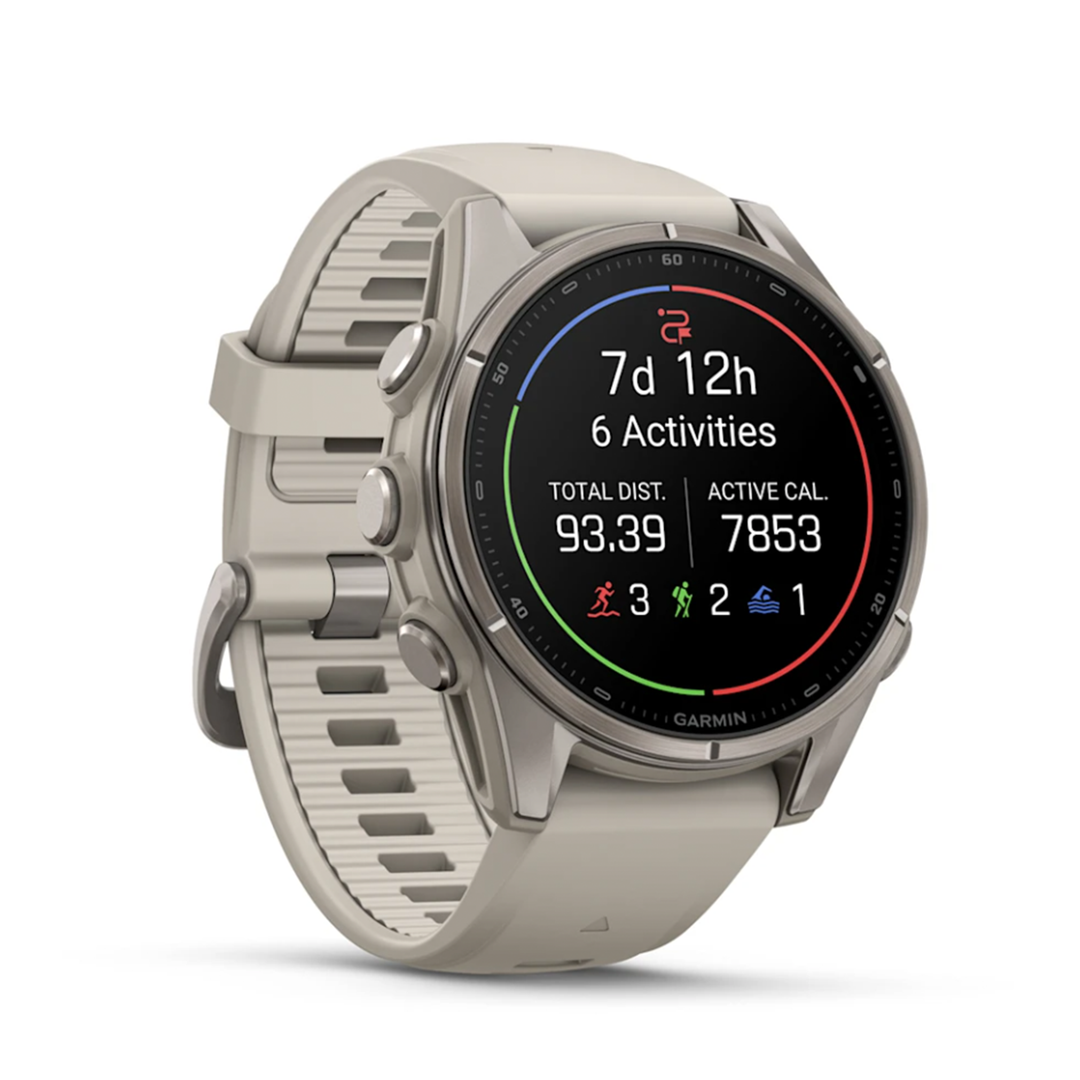 Garmin Fenix 9 - 43mm - Titanium/Fog Grey