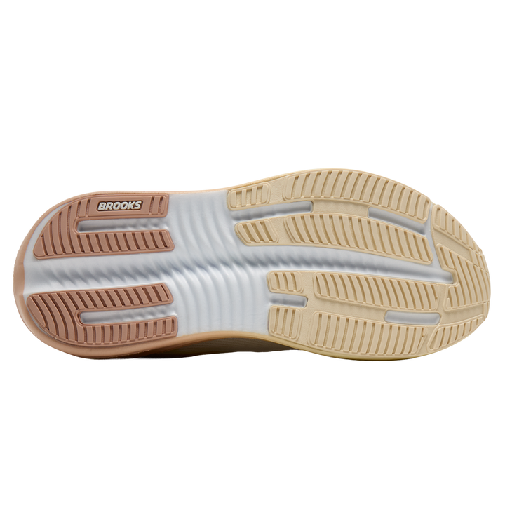 Brooks Womens Ghost Max 4 - White/Rose/Rutabaga - Neutral - AW26