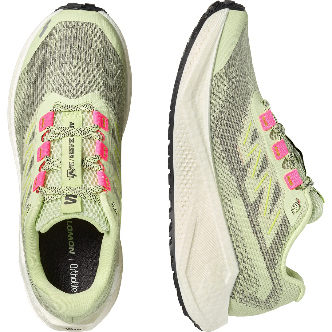 Salomon Damen Aero Blaze 3 GRVL – Butterfly/Knockout Pink/Schwarz – Trail – SS26