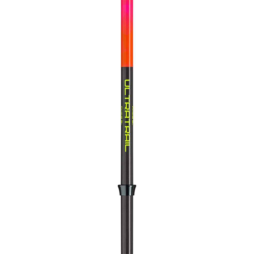 Leki Ultratrail FX.One SL (Super Lite)Trail Running Poles - Neon Pink/Pastel Orange/Neon Yellow