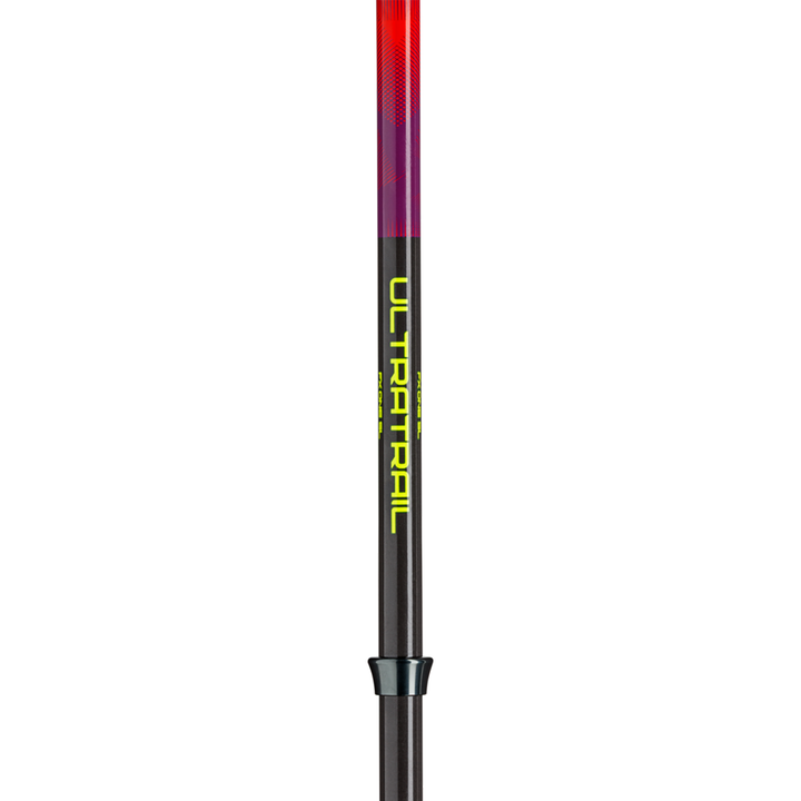 Leki Ultratrail FX.One SL (Super Lite) Trail Running Poles - Bright Red/Violet/Neon Yellow