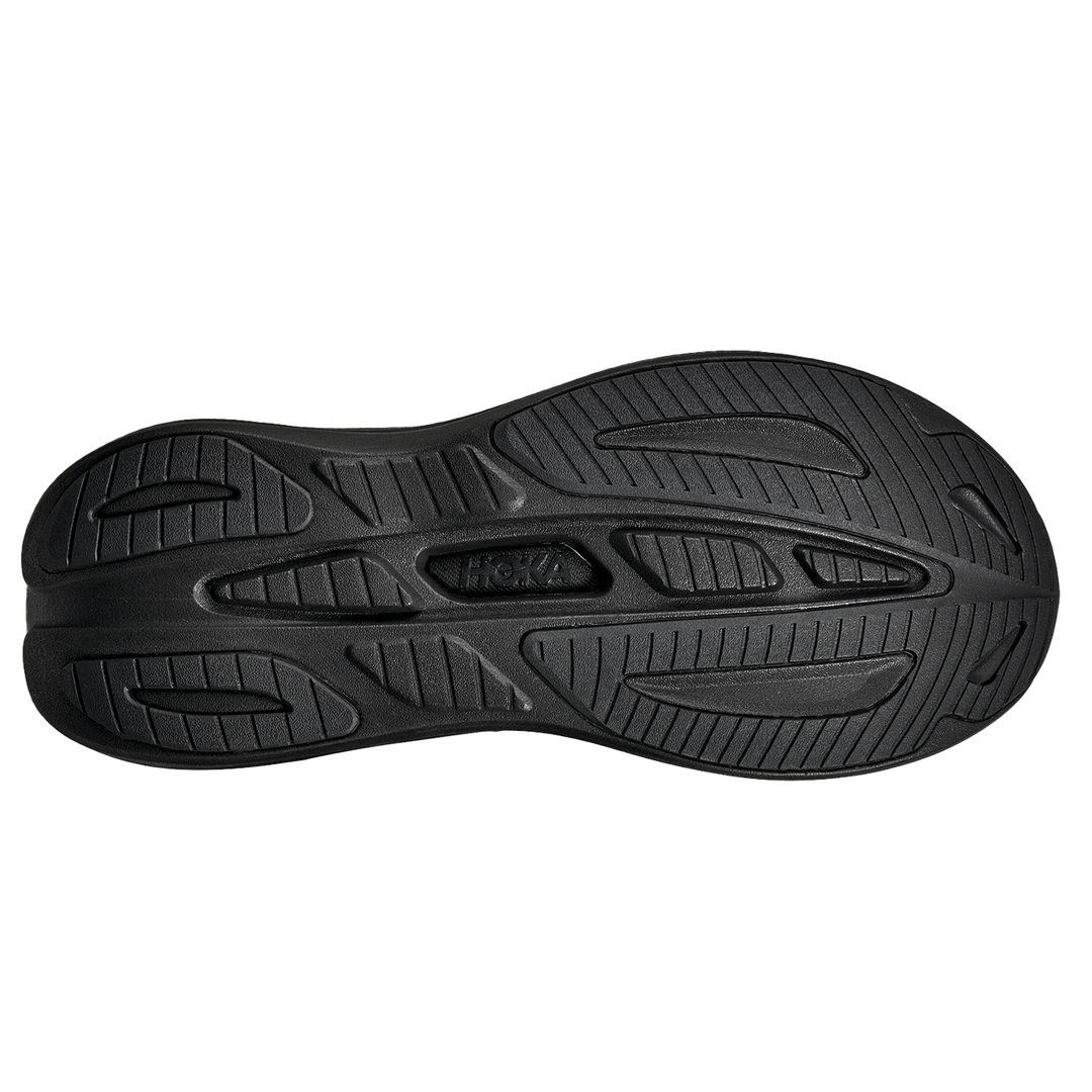 Hoka Mens Skyward Laceless - Black/Black - Neutral - AW25
