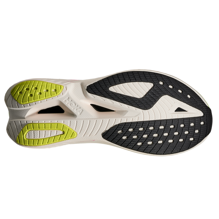 Hoka Womens Mach X 3 - White/Neon Lime - Neutral - AW25
