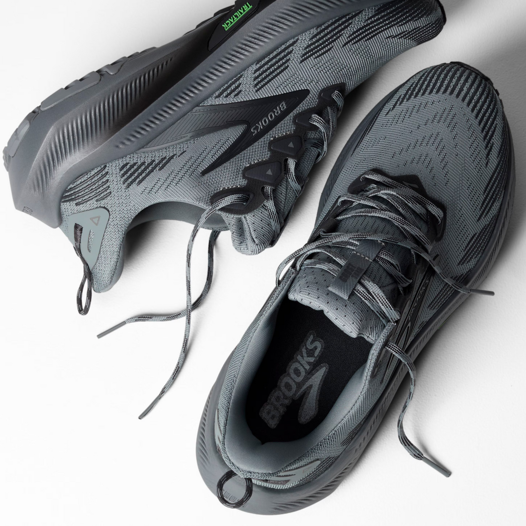 Brooks Mens Ghost Trail - Gray/Gray/Blackened Pearl - Trail - SS26