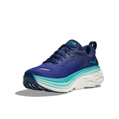 Hoka Womens Bondi 8 - Bellwether Blue/Evening Sky - Neutral