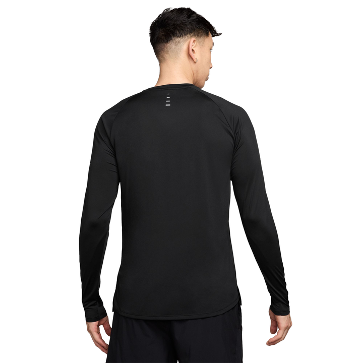 Nike Mens Dri-FIT Stride L/S Top - Black/Reflective Silver