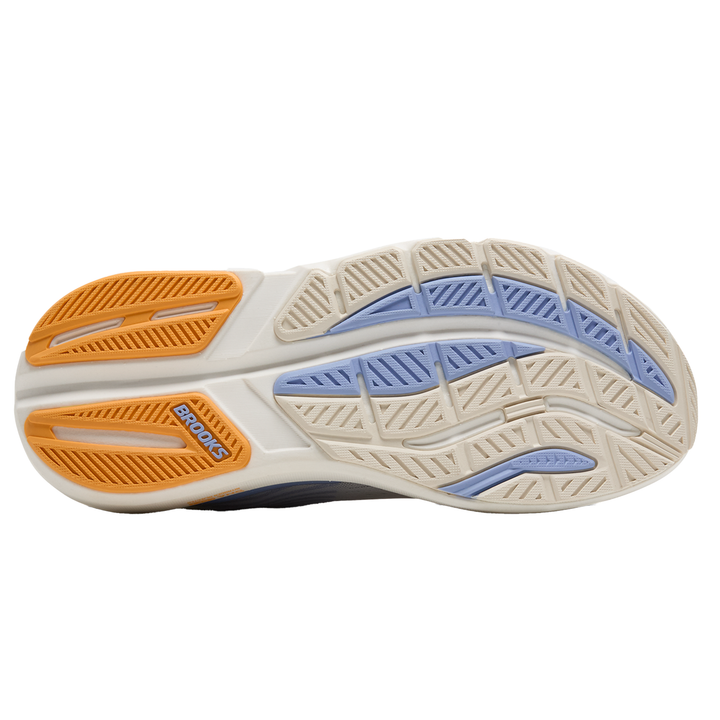 Brooks Womens Ghost Max 3 - Coconut/Blue Heron/Orange - Neutral - AW25