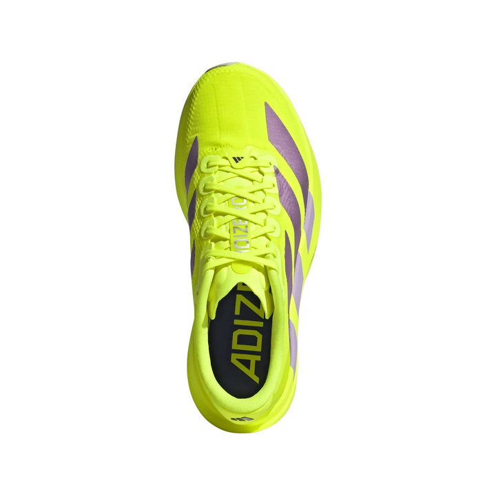 Adidas Womens Adizero Evo SL Woven - Solar Yellow/Aurora Plum/Powder Plum - Neutral - SS26