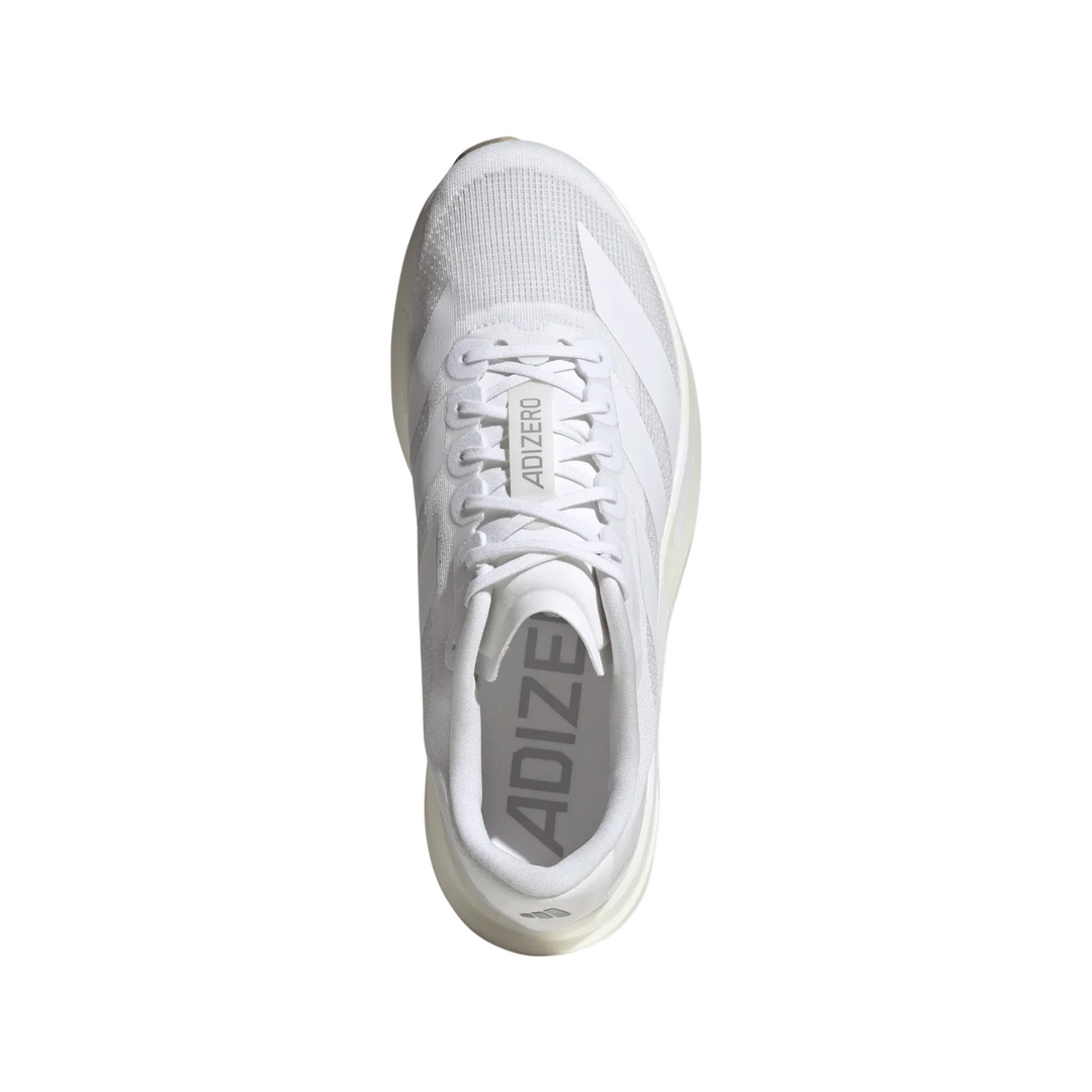 Adidas Mens Adizero Evo SL - Footwear White/Footwear White/Warm Sandstone - Neutral - SS26
