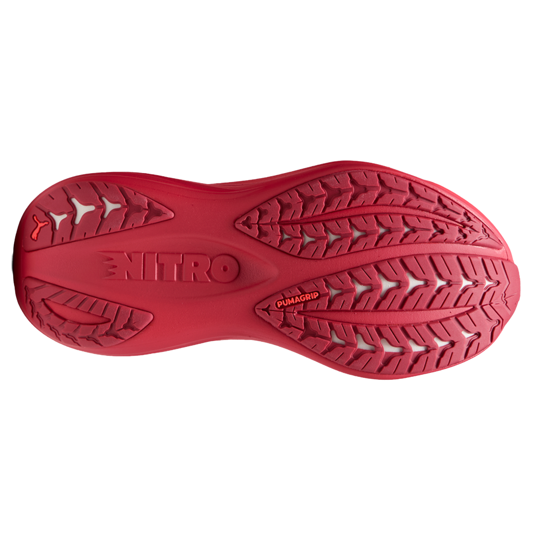 Puma Mens MagMax NITRO 2 - Puma Black/Ultra Red - Neutral - AW26