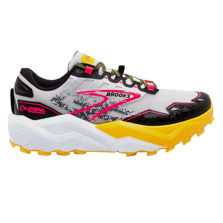 Brooks Womens Caldera 7 - Lunar Rock/Lemon Chrome/Black - Trail