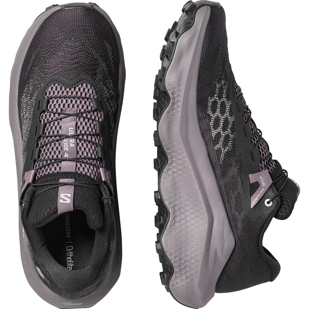 Salomon Herren Ultra Glide 4 – Schwarz/Dark Gull Grey/Silver Cloud – Trail – SS26