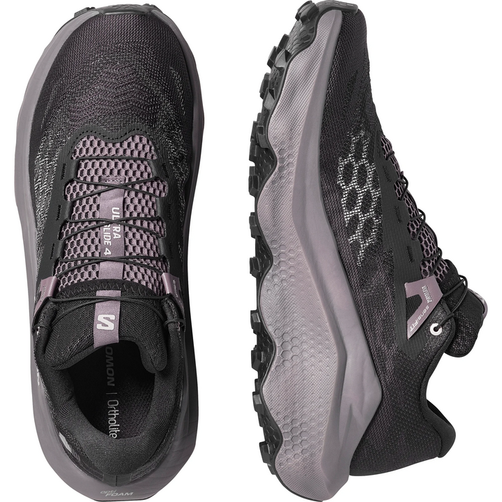 Salomon Herren Ultra Glide 4 – Schwarz/Dark Gull Grey/Silver Cloud – Trail – SS26