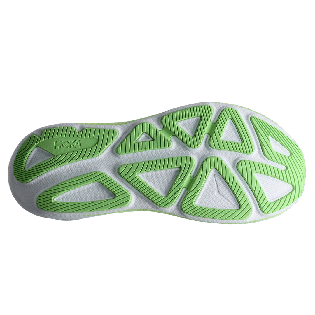Hoka Womens Clifton Pro Wide - D Width - Cosmic Grey/Neon Yuzu - Neutral - AW26