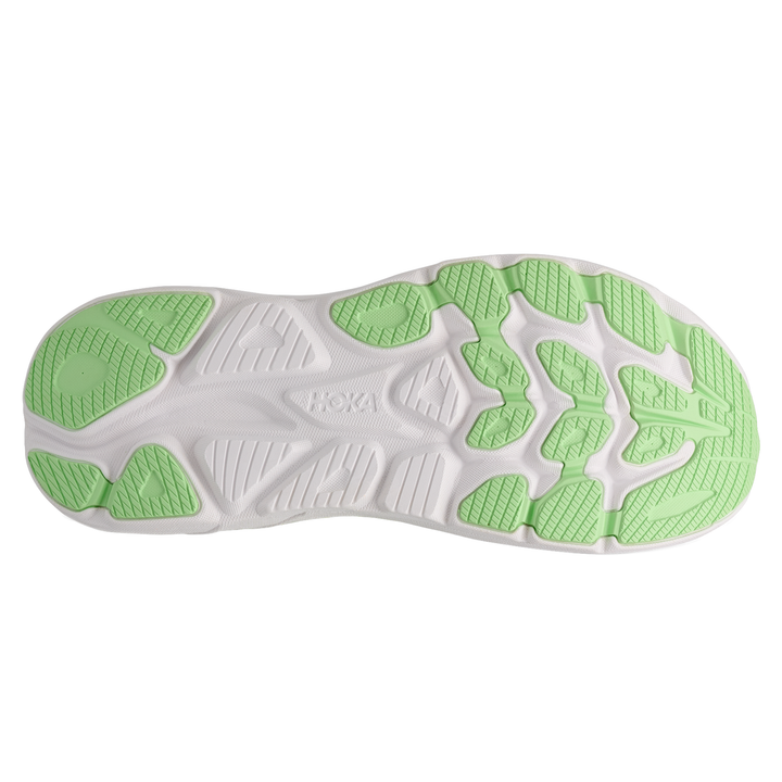 Hoka Womens Clifton 11 Wide - D Width - Frost/Neon Yuzu - Neutral - AW26