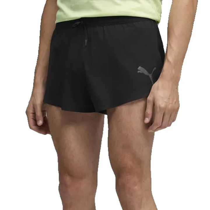 Puma Herren Lightspeed Ultraweave 2" Split Shorts - Schwarz