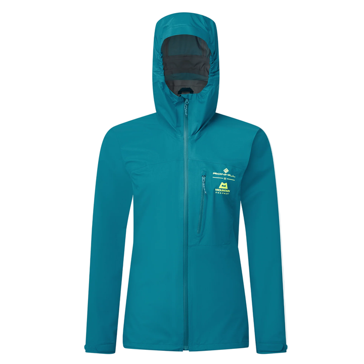 RonHill Womens Tech Gore-Tex Mercurial Jacket - Marine/Acid
